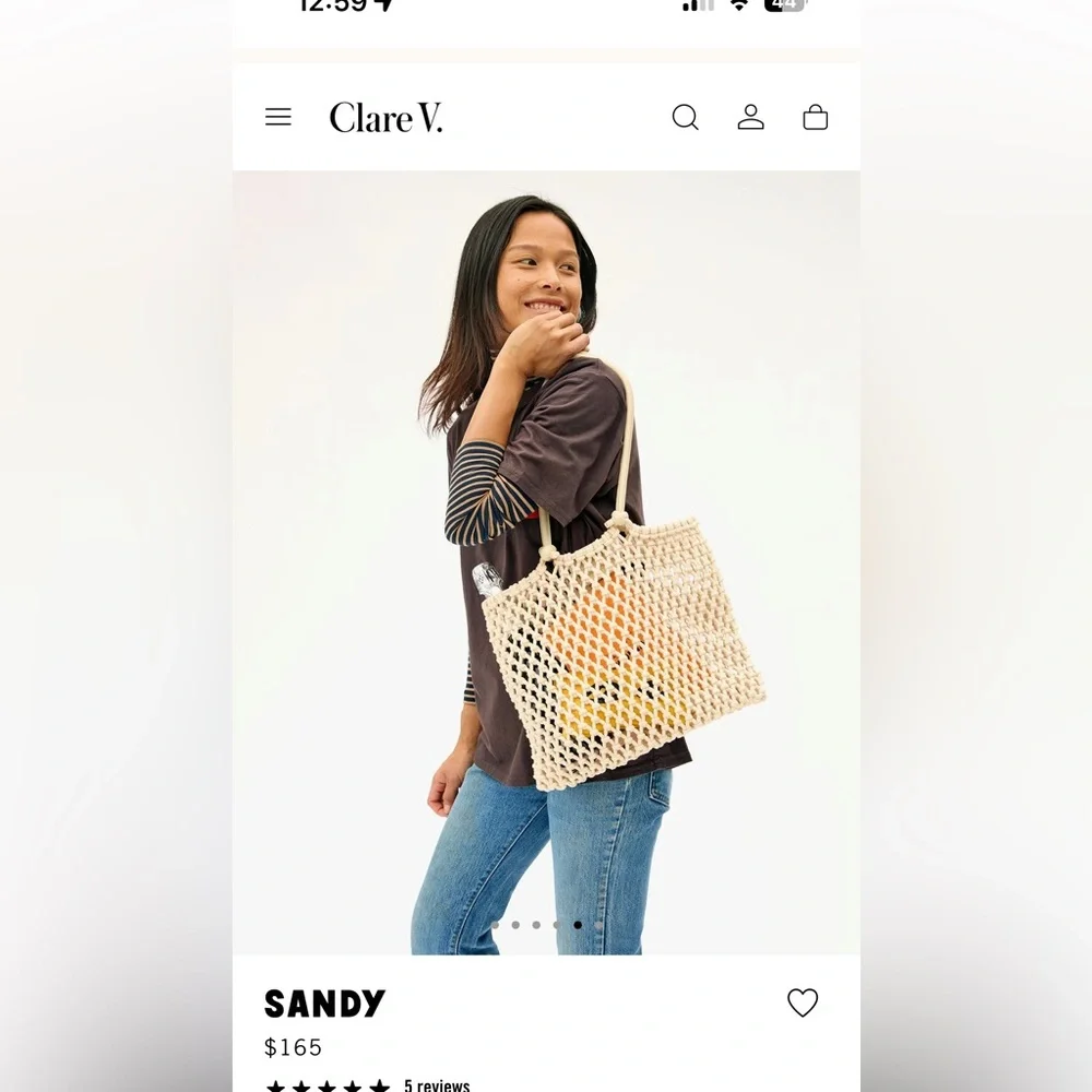Clare V Sandy Tote Bag - Picture 2 of 6